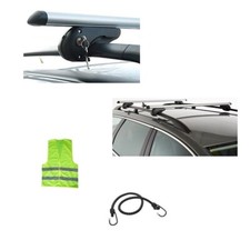 PER SAAB 9-3 SportHatch 5P 2004 BARRE PORTATUTTO 120CM PORTABAGAGLI AUTO IN ALL