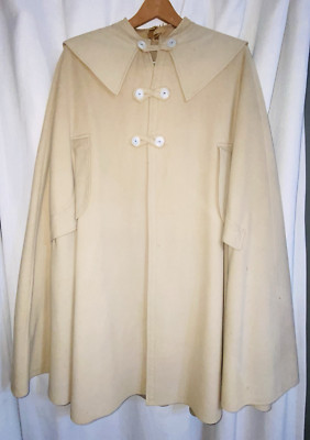 Antique 1700s Genuine Shaker Cape Coat Beige Ladies Women Wool Handmade Historic
