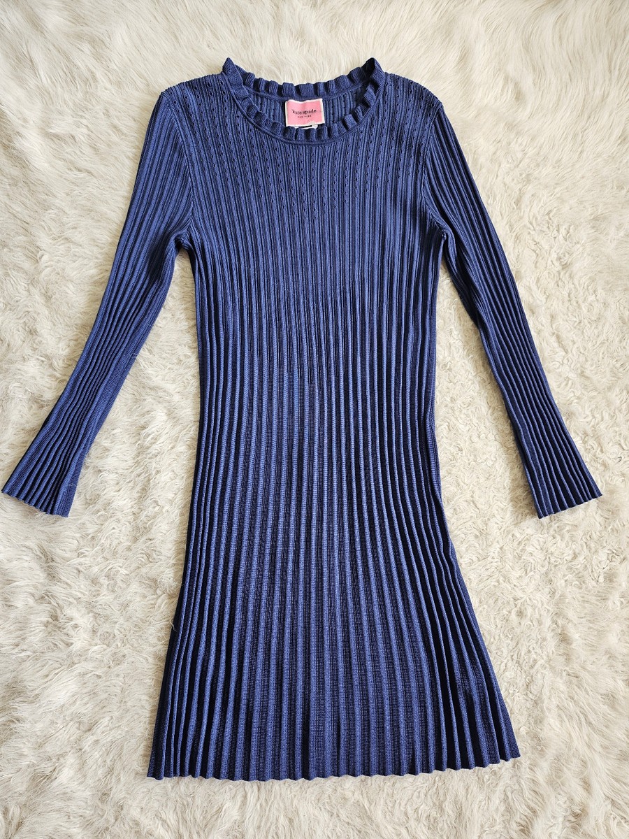 kate spade navy blue dress Kate Spade Fitted Hip Navy Blue Dress with Pockets