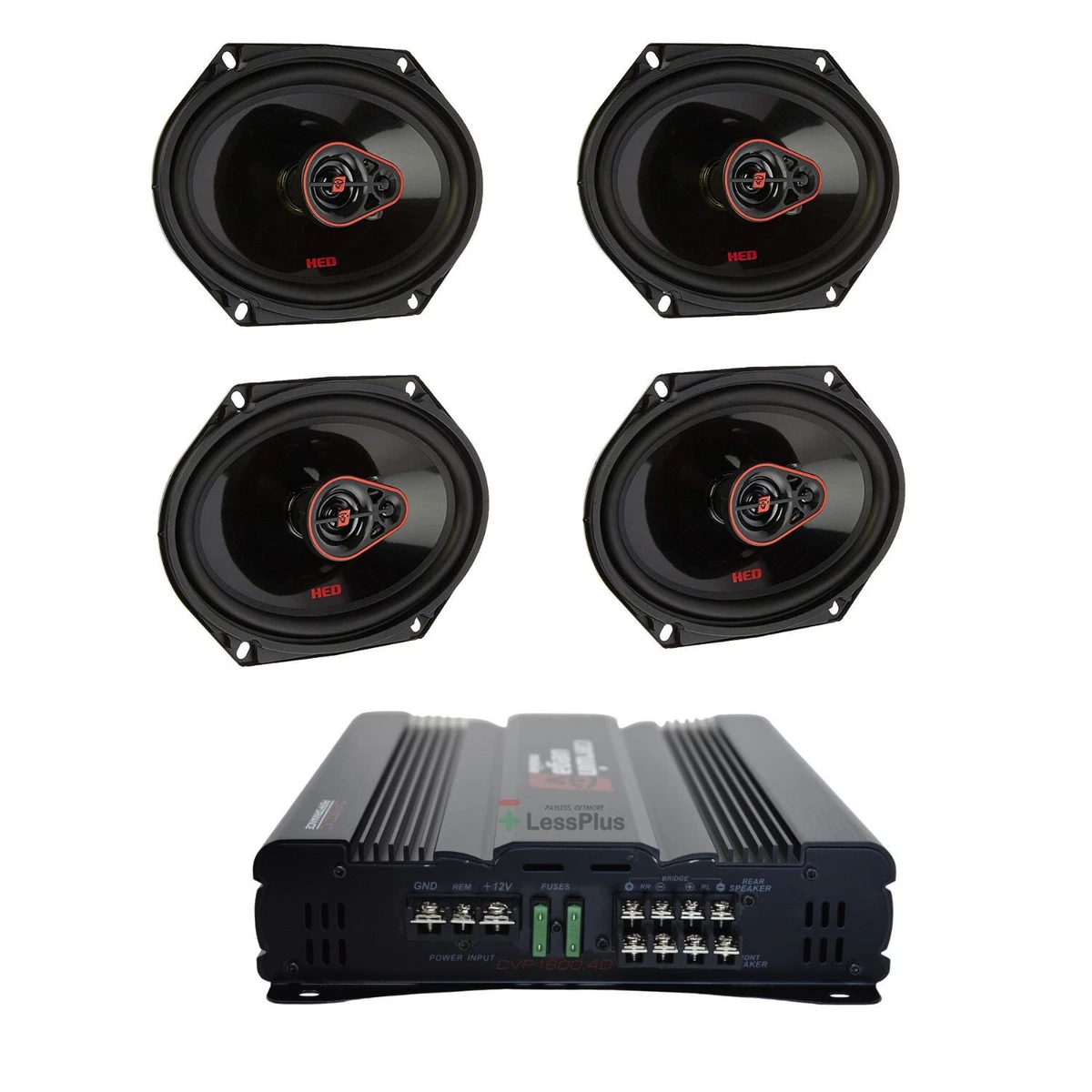 6 speakers sales 2 channel amp