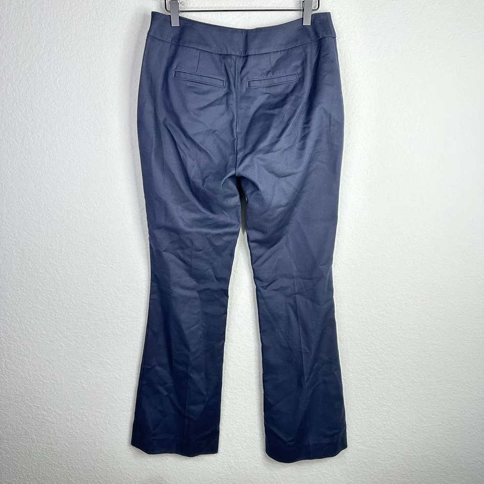 Pantalones Cabi Mujer Talla 4 Azul Acampanado Marinero Botones Carrera Oficina Trabajo Pantalón Foto 2 de 4