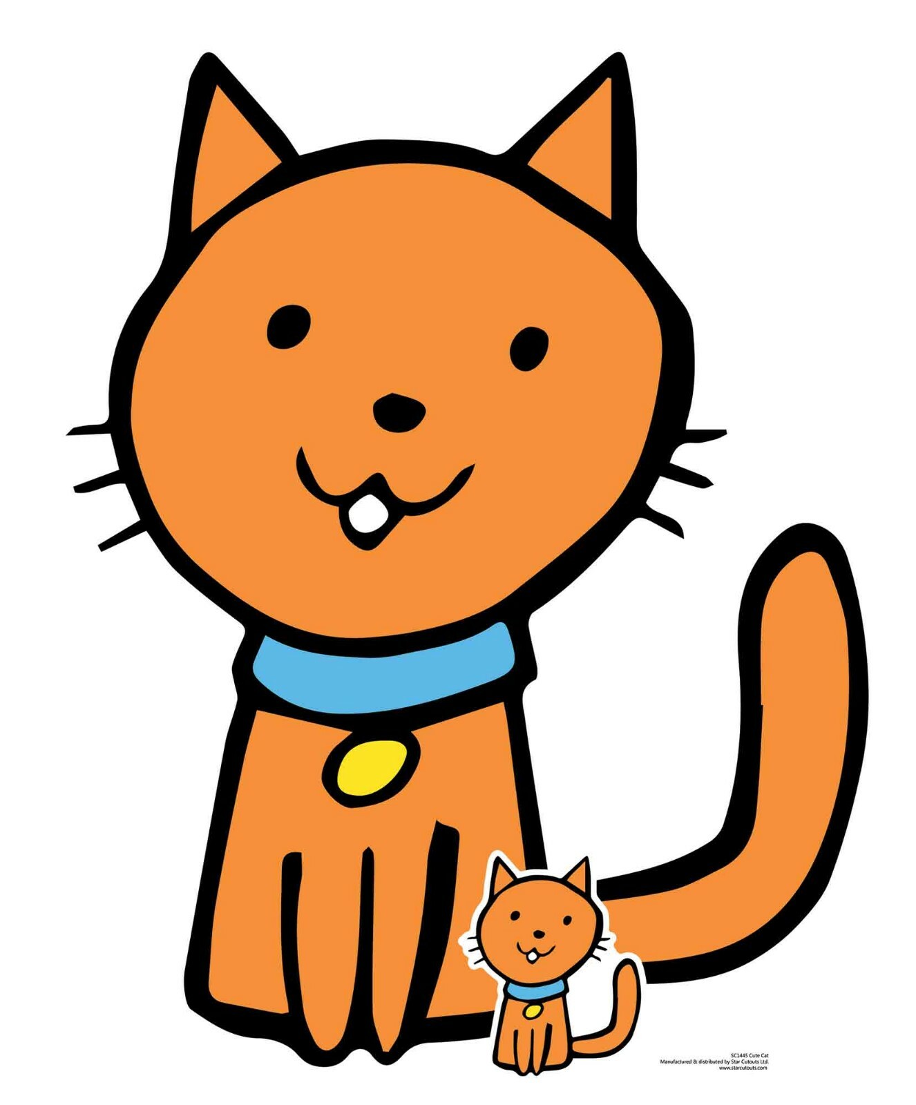 Recorte De Cartón De Gato Lindos / Standee / De Pie - Mascota Pussy