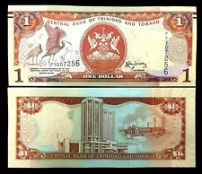 Trinidad And Tobago 1 Dollar Year 2006 Banknote World Paper Money UNC  
