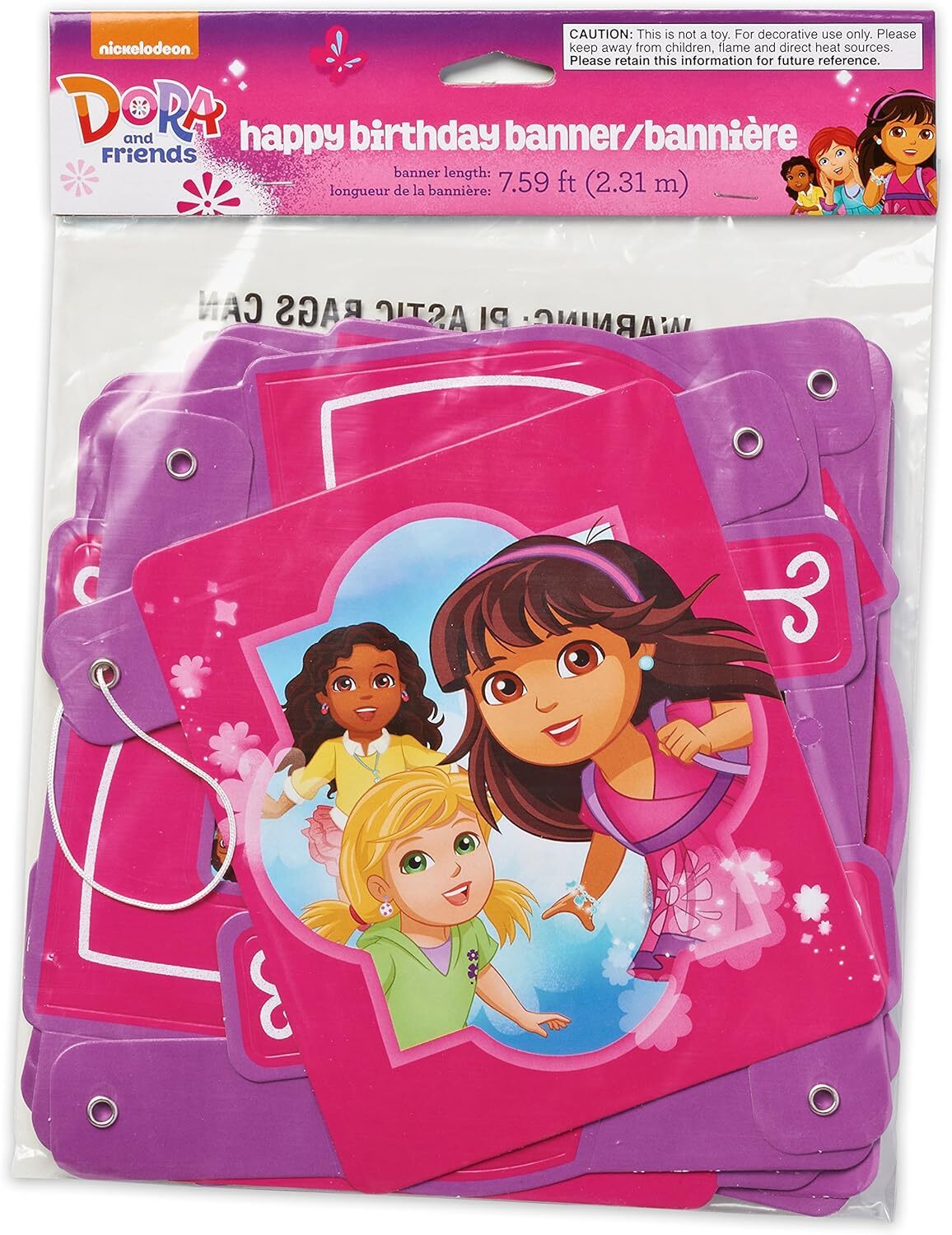 Dora & Friends Explorer Nick Jr Birthday Party Decoration Jointed ...