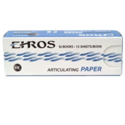 Ehros Thin Blue Articulating Paper 144/Bx. Soft, Smooth, Non-Sticking. Hugh