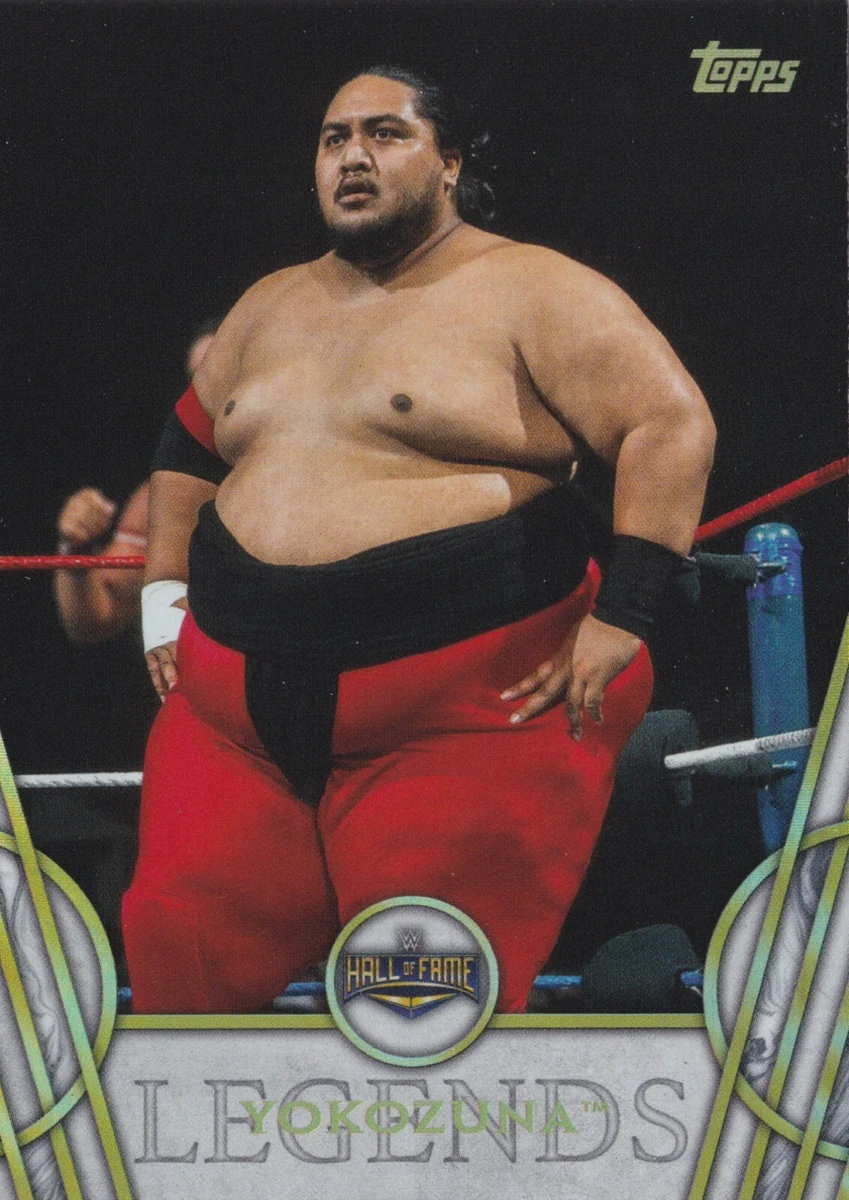 2018 Topps Legends of the WWE - Yokozuna #55 for sale | eBay