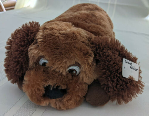  LapGear Plush Brown Puppy Dog Tablet or Book Holder Pillow 18" - Soft & Cuddly  - Afbeelding 1 van 9