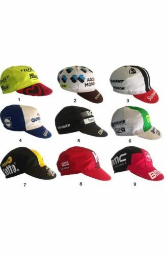 Casquette D'hiver / Bonnet Cycliste Vintage BANESTO NALINI - Blanc Années 90