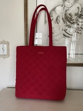 Vera Bradly RED Quilted Tote Bag Excellent!