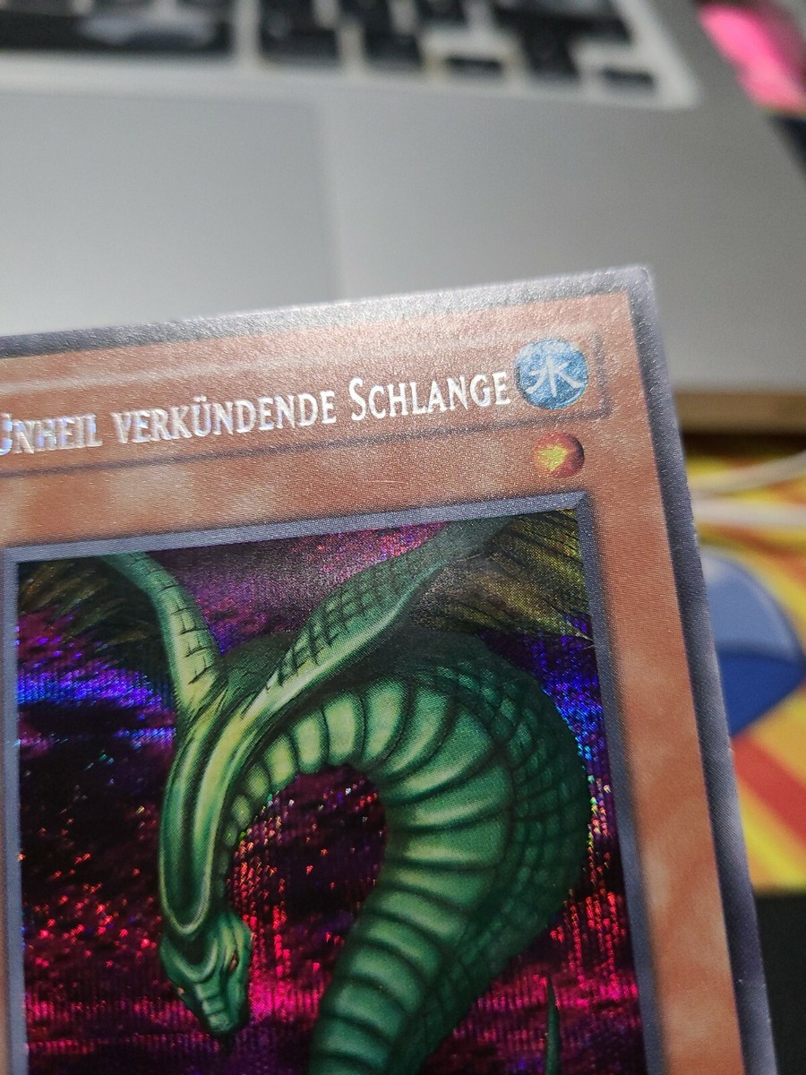 Yugioh Sinister Serpent WC4-g002 Secret Rare Played german