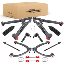 Front Upper Lower Control Arms Assembly for 2007-13 Chevy Silverado Sierra 1500