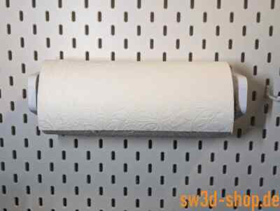 Papierrollenhalter / Küchenrollenhalter für IKEA Skadis   skadfinity by sw3d
