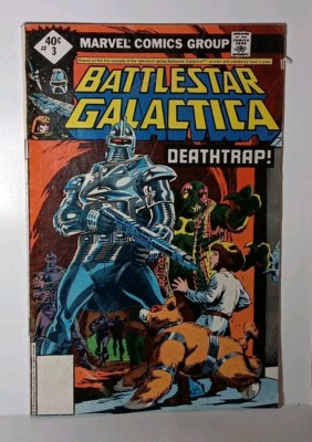 Marvel Comics Battlestar Galactica Issue #3 Deathtrap 1979 | eBay