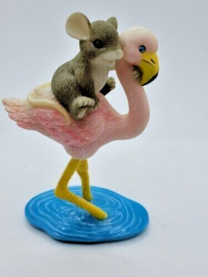 NIB Fitz and Floyd Charming Tails ''HIGH AND DRY'' Figurine 82/112