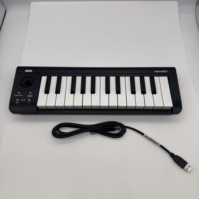 Korg microKEY 25 Portable Midi Keyboard Controller Input Device w/ Cable Working
