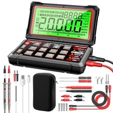 Multimeter,20000 Counts Digital Rechargeable 20000 Counts Flip Multimeter
