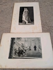 Lot 2 'Richelieu' Photogravure 1888 Prints Antique Edwin Booth Booth's Theatre
