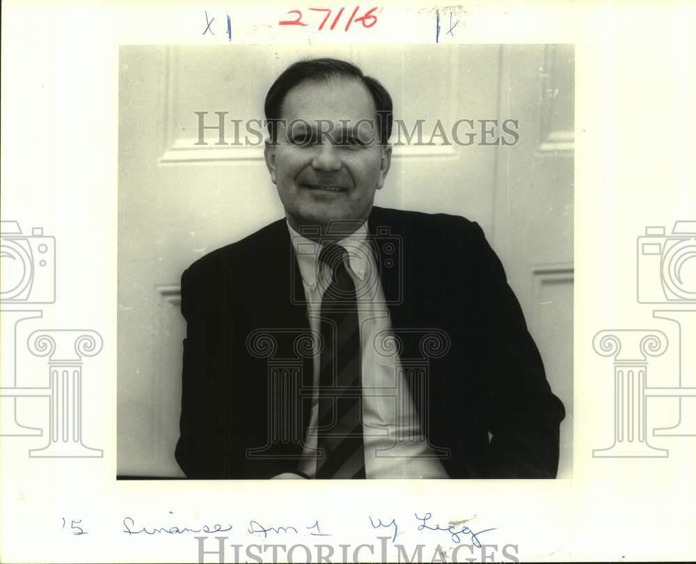 Foto de prensa 1987 Chip Mason, presidente de Legg Mason Incorporated - nob94569