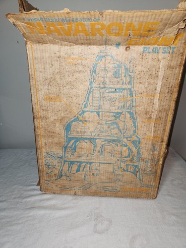 Juego Gigante Navarone Vintage 1977 Juguetes Marx #4301 Solo Caja - Imagen 7 de 8