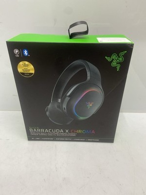 Razer Barracuda X Chroma Wireless RGB Gaming Headset Detachable Boom Mic Black