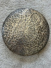 Large Brass College Dining Hall Dinner GONG  Wt 10kg Diameter 45cm Depth 8.5cm