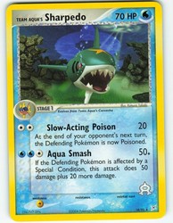 Team Aqua's Sharpedo 18/95 EX Team Magma vs Team Aqua