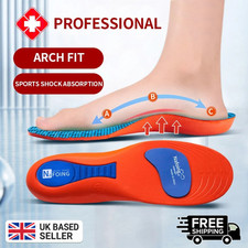 Heavy Duty Orthotic Arch Support Insoles, Shock Absorbing Orthopedic insoles New