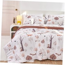 Kids Woodland Comforter Set for Boys Girls Twin Twin/Twin XL Forest Animals