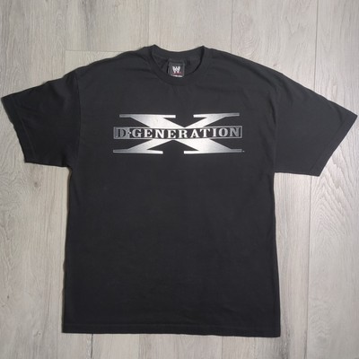 Vintage WWE D Generation X Shirt Two Words Suck It Mens Extra Large Black 2002