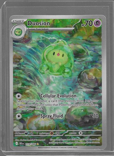 Pokemon Duosion 124/086 Black Bolt SV11B Japanese Art Rare AR Holo NM