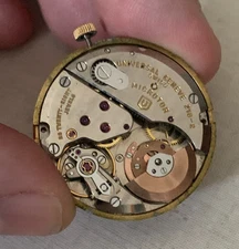 Universal Genève Micro Rotor Movement Cal 218-2 Working Crown Project