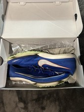 NIKE Air Zoom Maxfly Racer Blue White Track Spikes Mens 10 Womens 11.5