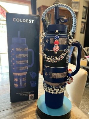 Coldest Limitless Bottle  The Democrat  46 oz w/vintage democrat bracelet + more