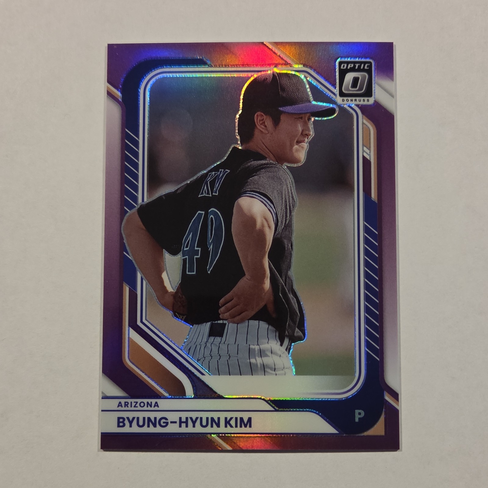 2026 Panini Donruss Baseball Byung-Hyun Kim Optic Parallel #4 16/49 