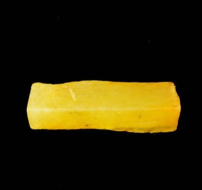 AGI Zertifiziert Naturlicher Gelber Saphir 145.75 Ct Slice Roh T36525