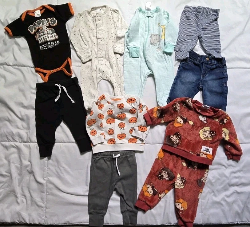 Baby Boy 3-6 Months Clothes Lot Bundle Of 10.