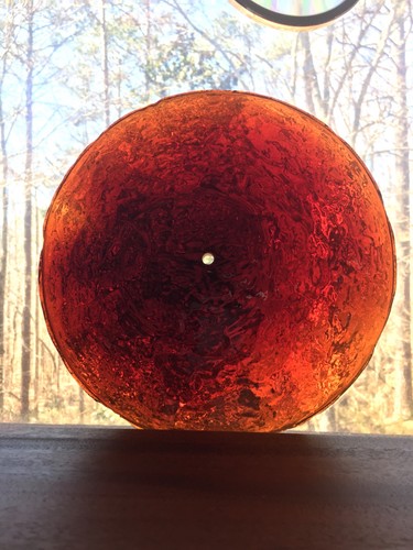 Vintage Hand Blown Glass Rondels 7 3/4"