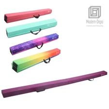 Folding Gymnastics Balance Beam for Kids, Firm Gymnastics Equipment for Home