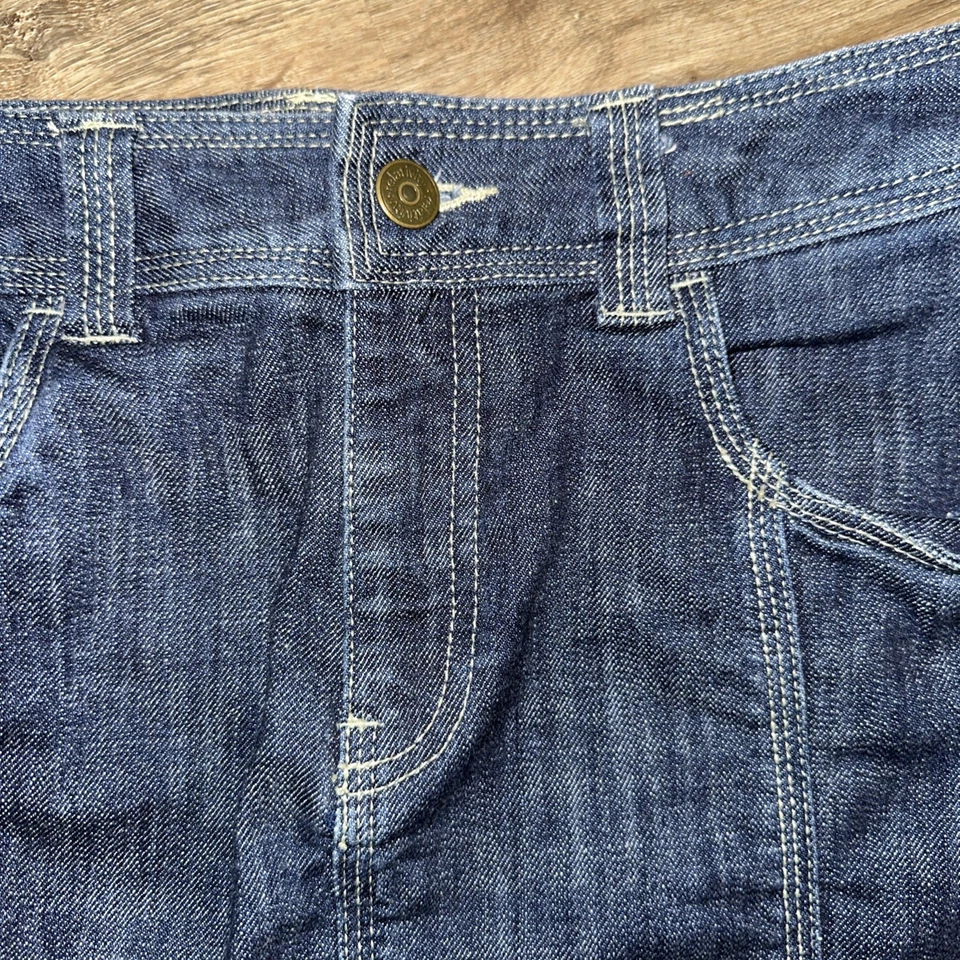 Relativity джинсовой ткани Jean юбка Sz 6 джинсовой ткани колена карманы  - Изображение 2 из 4