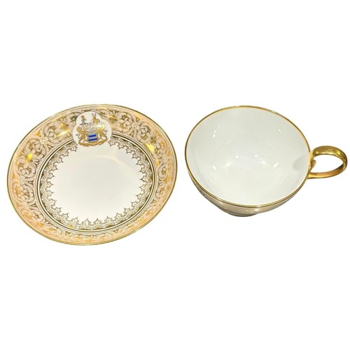 Antique Sevres 1861 Château de Trianon Teacup & Saucer-Elegant, Excellent, Rare! - Picture 10 of 17