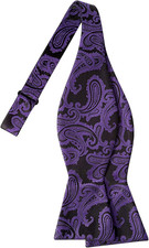 Mens Self-Tied Bow Tie Paisley Bowties for Men