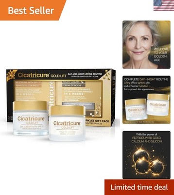 Revitalizing Gold Peptide Moisturizer Set - Effective Anti-Aging & Hydrating