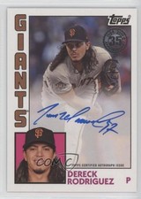 2019 Topps 1984 Topps Baseball Auto Dereck Rodriguez #84A-DRO Auto 13l2
