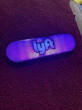 Collectable Pink Glow Purple Mustache Original Official Lyft NO Base Works