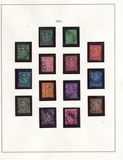 YUGOSLAVIA; 1934 early King Alexander issues fine USED SET on page