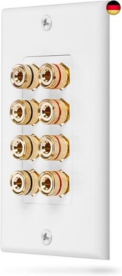 Fosmon Quad-Lautsprecher-Wandplatte für Home Theater ? Premium-Qualität, v