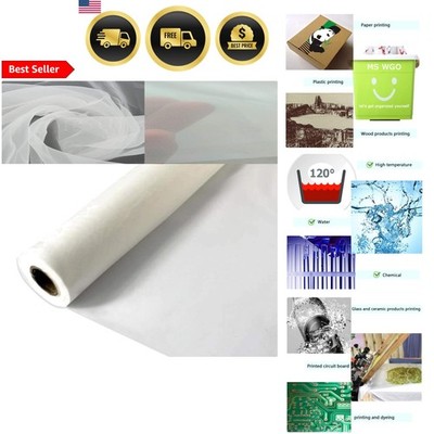 Silk Screen Printing Mesh Fabric Polyester 120 Mesh 3 Yards for Craft and Art