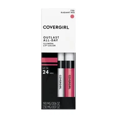 Covergirl Outlast Illumina All Day Lip Color #730 Radiant Red (B&W)