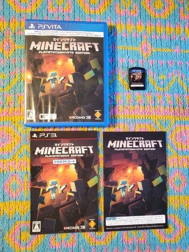 PSVita Minecraft Sony PlayStation Vita PS3 Edition Mojang Japanese Japan