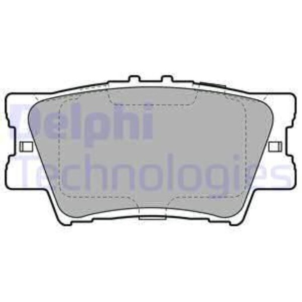 Delphi BremsbeläGe Bremsbelegsatz Hinten FüR Toyota RAV 4 III Lexus ES-image
